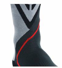 THERMO MID SOCKS BLACK/RED DAINESE