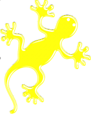 GECO FLUORESENT YELLOW STICKER ONE DESIGN