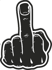 F*CK STICKER ONE DESIGN