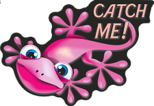CATCH ME! - PINK STICKER ONE DESIGN