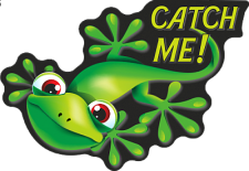 CATCH ME! - GREEN STICKER ONE DESIGN