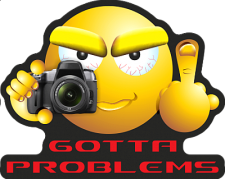 GOTTA PROBLEMS STICKER ONE DESIGN