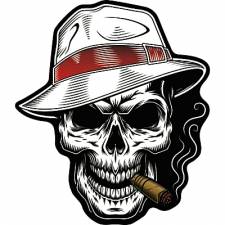 BOSS - SKULL STICKER ONE DESIGN