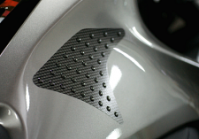 BUBBLE DOMING STICK LABELS CARBON LOOK ONE DESIGN