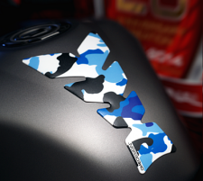 ANNIVERSARY CAMOUFLAGE BLUE TANKPAD ONE DESIGN