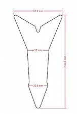 TANK PAD CARBON ONE DESIGN