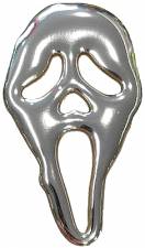 SCREAM - GLOSS CHROME STICKER ONE DESIGN