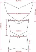MOON ZONE SMALL CARBON LOOK TANKPAD ONE DESIGN