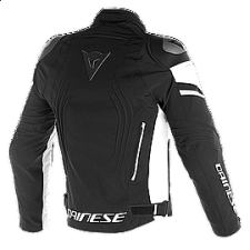 RACING 3 D-DRY JACKET BLK/BLK/WHITE