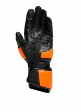 IMPETO LEATHER GLOVES BLACK/FLAME-ORANGE DAINESE