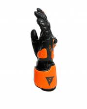 IMPETO LEATHER GLOVES BLACK/FLAME-ORANGE DAINESE