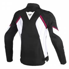 AVRO D2 TEX LADY JACKET BLACK/WHITE/FUXIA DAINESE