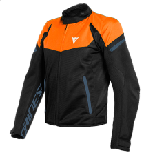 BORA AIR TEX JACKET FLAME-ORANGE/BLACK-IRIS/BLK DAINESE