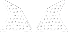 BUBBLE DOMING TRANSPARENT STICK ONE DESIGN