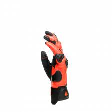 CARBON 3 SHORT GLOVES BLACK/FLUO-RED DAINESE